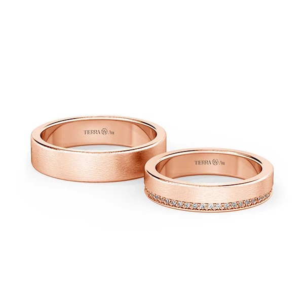 Modern Wedding Band Set NCC2033 1